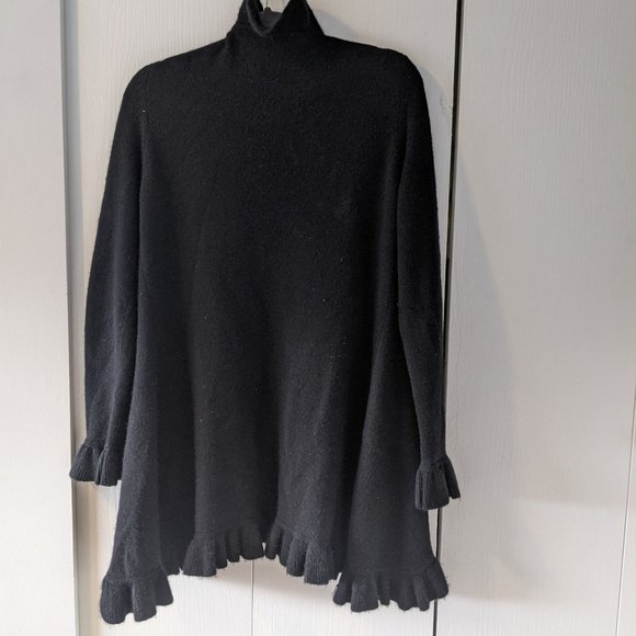 Kinross Cashmere Black Cardigan - Picture 3 of 3